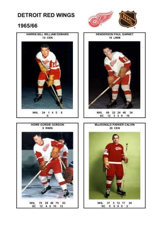 NHL det 1965-66 foto hracu5