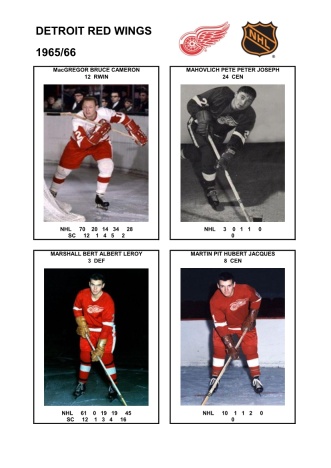 NHL det 1965-66 foto hracu6