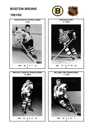 NHL bos 1961-62 foto hracu6