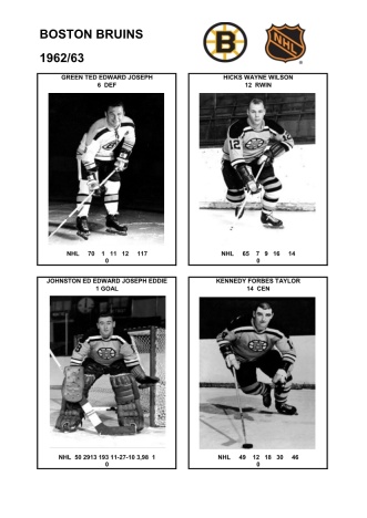 NHL bos 1962-63 foto hracu3