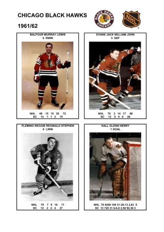 NHL chc 1961-62 foto hracu1