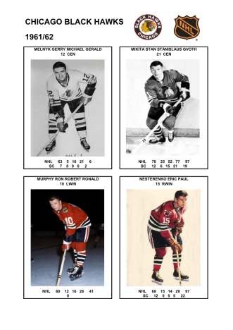 NHL chc 1961-62 foto hracu4