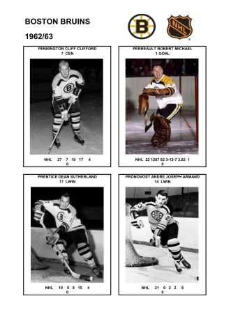 NHL bos 1962-63 foto hracu5