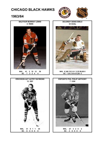 NHL chc 1963-64 foto hracu1