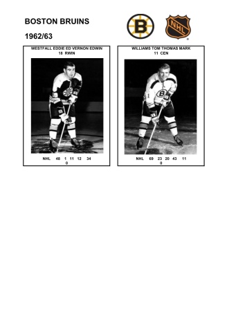 NHL bos 1962-63 foto hracu7