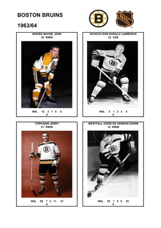 NHL bos 1963-64 foto hracu6