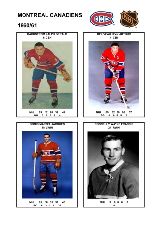 NHL mtl 1960-61 foto hracu1
