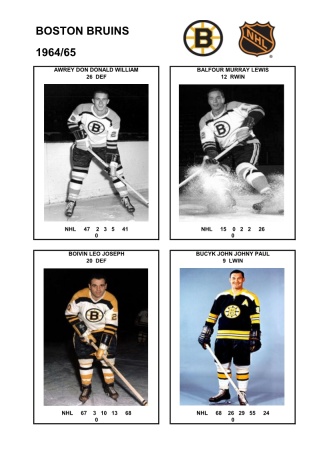 NHL bos 1964-65 foto hracu1