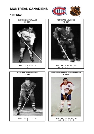 NHL mtl 1961-62 foto hracu2