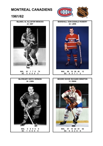 NHL mtl 1961-62 foto hracu4