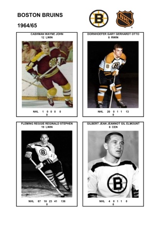 NHL bos 1964-65 foto hracu2