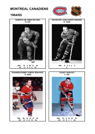 NHL mtl 1964-65 foto hracu6