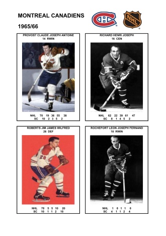 NHL mtl 1965-66 foto hracu5
