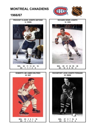 NHL mtl 1966-67 foto hracu5