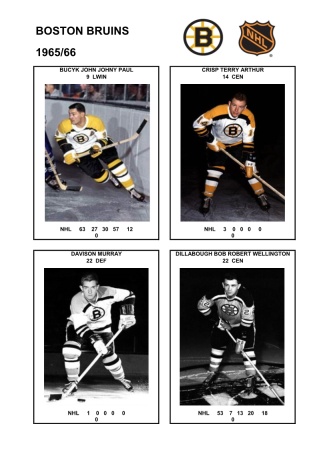 NHL bos 1965-66 foto hracu2