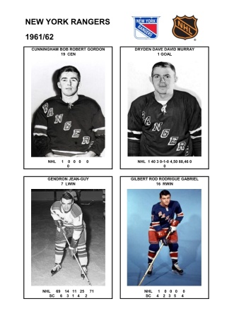 NHL nyr 1961-62 foto hracu2