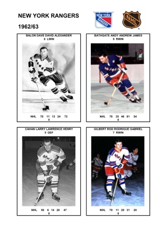 NHL nyr 1962-63 foto hracu1