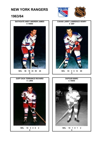 NHL nyr 1963-64 foto hracu1