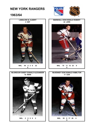 NHL nyr 1963-64 foto hracu5