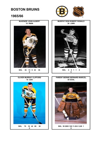 NHL bos 1965-66 foto hracu7
