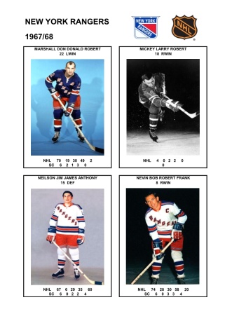 NHL nyr 1967-68 foto hracu5