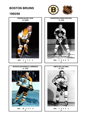 NHL bos 1965-66 foto hracu9