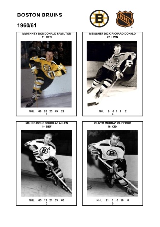 NHL bos 1960-61 foto hracu5