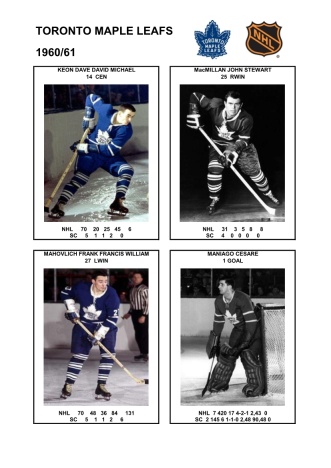 NHL tor 1960-61 foto hracu4