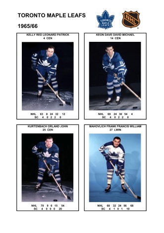 NHL tor 1965-66 foto hracu5