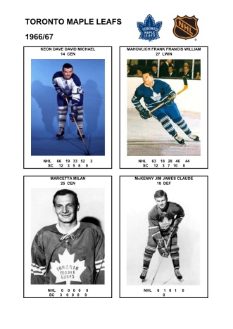 NHL tor 1966-67 foto hracu5