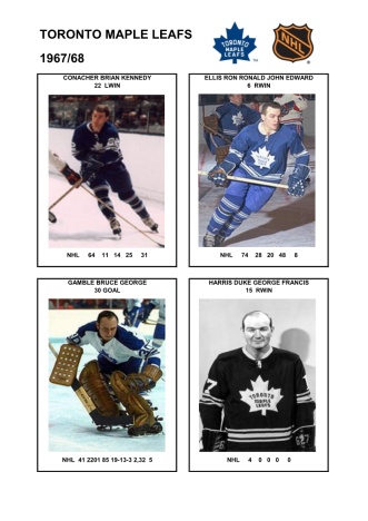 NHL tor 1967-68 foto hracu2