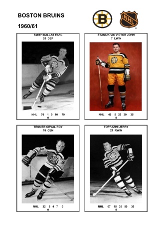 NHL bos 1960-61 foto hracu7