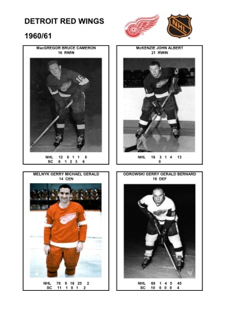 NHL det 1960-61 foto hracu5