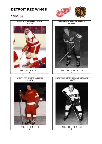 NHL det 1961-62 foto hracu6