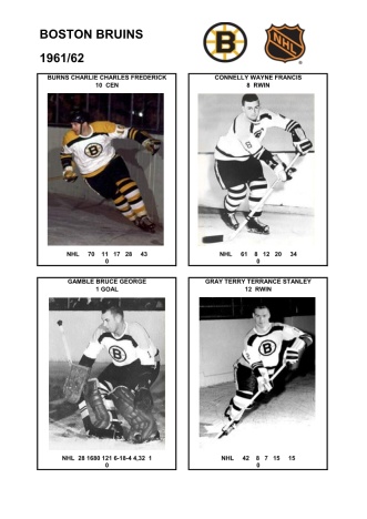 NHL bos 1961-62 foto hracu2