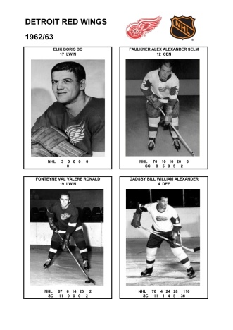 NHL det 1962-63 foto hracu2